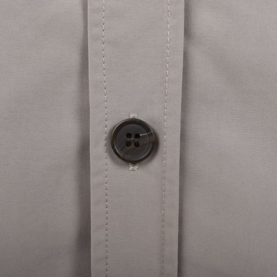 Emporio Armani Logo Overshirt Grey
